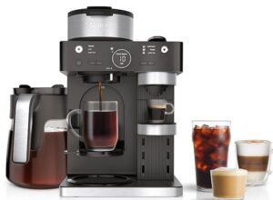 Ninja Espresso & Coffee Maker & Barista System, Latte Maker, Black, CFN601